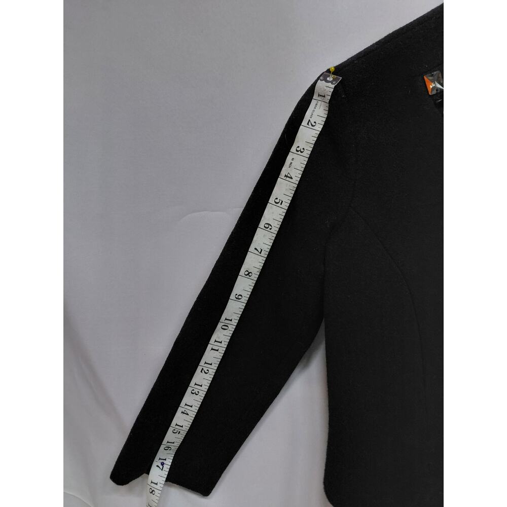 Animale Embellished Black Jacket Solid Long Sleev… - image 6